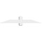 Ekena Millwork Eugene Architectural Grade PVC Gable Bracket, 48"W x 8"H x 4"D x 4"F, 4/12 Pitch GBP048X08X0404EUG00 - alternate 5